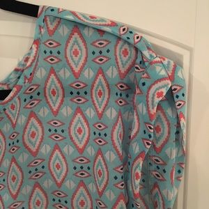 Papermoon size medium blue sheer shirt